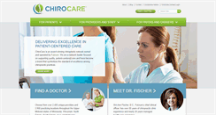 Desktop Screenshot of chirocare.com